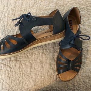 Pikolino navy open toe sandals